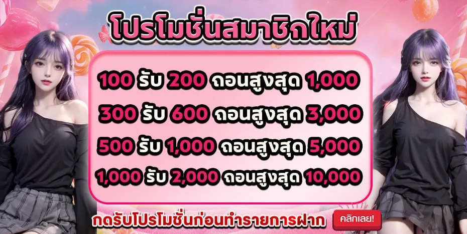 โปรสมาชิกใหม่ BY candybet